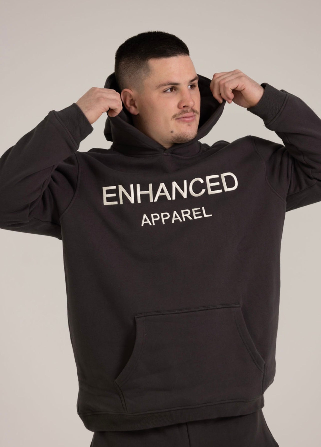 CHARCOAL HOODIE