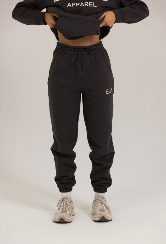 WOMENS CHARCOAL TRACKSUIT PANTS